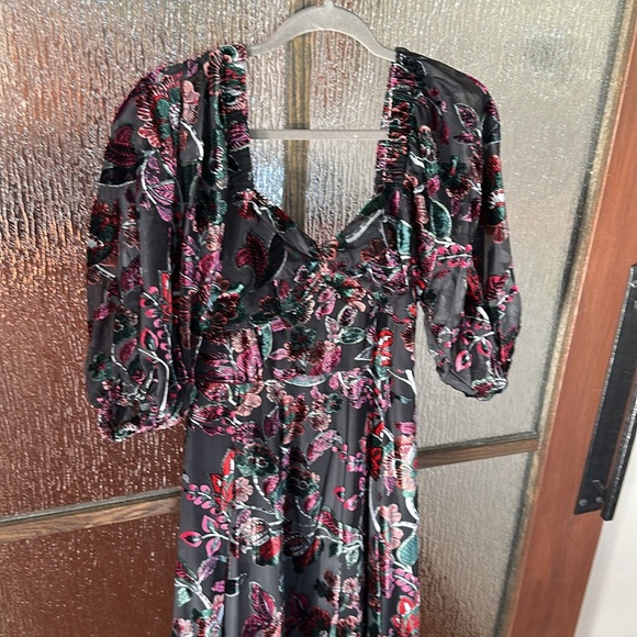 Hutch Cami Dress Floral Puff Sleeve Midi size Small. - Picture 5 of 16